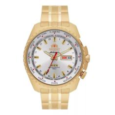 Relógio Automático Orient Masculino Dourado 469GP057F S1KX
