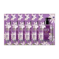 Kit 6 Refis Sabonete Líquido Lux Essências do Brasil Dama da Noite 240ml cada