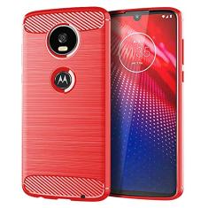 Capa para Moto Z4, sensação macia, proteção total, anti-arranhões e impressões digitais + capa de celular resistente a arranhões para Moto Z4