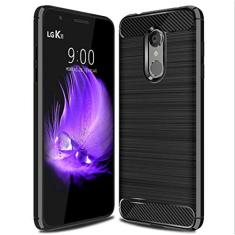 Capa para LG K11, toque macio, proteção total, anti-arranhões e impressões digitais + capa de celular resistente a arranhões para LG K11