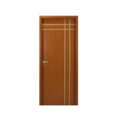 Kit Porta de Madeira Decorada 215x84cm com Batente de MDF Ultra 12cm M