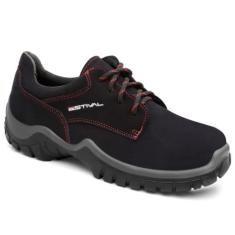 Tênis de Segurança Masculino Microfibra  Biqueira Resistente CA 44592 