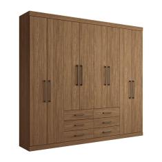 Guarda Roupa 8 Portas E 6 Gavetas Santos Andirá Jatoba