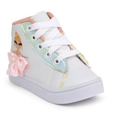 Tênis Botinha Personagem Bailarina Infantil Menina Escolar Volta as au