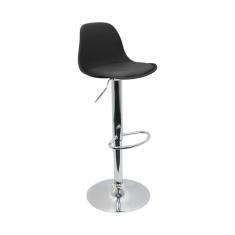 Banqueta Joly Eames Base Giratória Regulável Preto