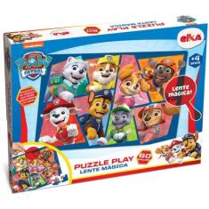 QUEBRA-CABEÇA Cartonado Patrulha Canina 60 Peças Lente Mágica - Elka