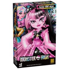 Quebra Cabeça Puzzle 100 Peças Monster High Grow