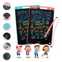 Lousa Mágica Infantil Digital 12 Polegadas Educativa Tablet Desenho An