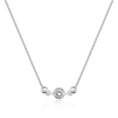 Colar Ponto De Luz Prata 925