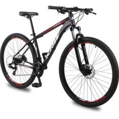 Bicicleta Aro 29 KRW Alumínio Shimano TZ 24 Vel Suspensão Freio a Disco Mountain bike Ltx S40-Unissex