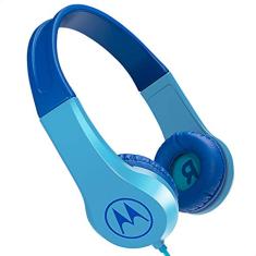 Fone de Ouvido Motorola Squad 200 Kids com fio Azul, Motorola, SQUADS200, Azul