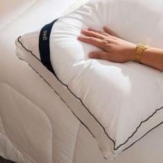 travesseiro guldi dream branco e azul