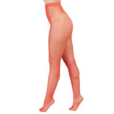 Meia Calça Arrastão Neon Colorida Adulto - Festa Fantasia Carnaval Tamanho Único 40/46