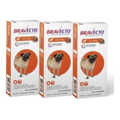 Bravecto Antipulgas E Carrapatos Para Cães De 4,5 A 10kg 3un - MSD