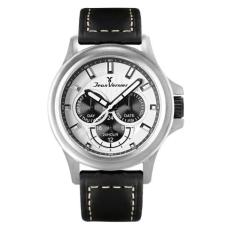 Relógio Jean Vernier Pulseira Couro Masculino 5ATM Autêntico, Único