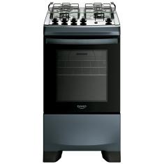 Fogão A Gás 4 Bocas Dako Supreme Titanium Com Mesa Inox Bivolt