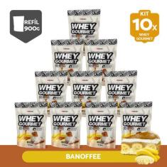 Kit 10X Whey Protein Gourmet 907g Refil - FN Forbis Nutrition, Único, 