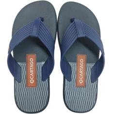 Chinelo Dedo Masculino Casual Dia a Dia Passeio Praia Ultra Conforto Cartago 11729-Masculino