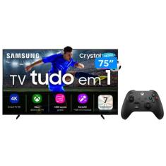 Smart TV 75 Samsung 4K UHD Crystal 75U8600F - Tizen + Controle Xbox EP