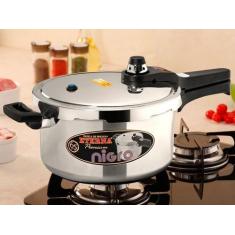 Panela de Pressão 4,5 Litros Polida Eterna Nigro, 4,5L, Prata