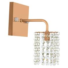 Arandela De Cristal Legitimo Clearcast Cobre A Mais Linda