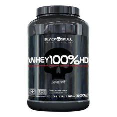 Whey 100% Hd Black Skull - Chocolate - Pote 900G
