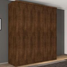Guarda Roupa Dubai Casal Seis Portas Malbec