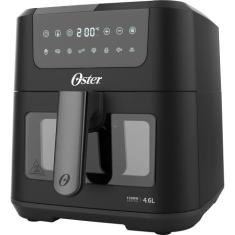 Fritadeira Digital Clear Oster 4,6L com Visor Transparente, Preto, 110