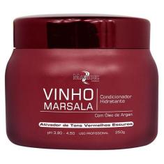 Máscara Matizadora Marsala Óleo Argan 250g Hidraty Mairibel - Hidratyc