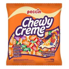 Bala Mastigável Chewy Creme Sortida - 600g - Peccin