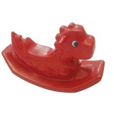 Gangorra Dinossauro Rex-Brinquedão Plástico Playground Kids-Brinquedo 