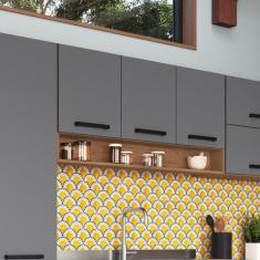 Armário Aéreo de Cozinha 3 Portas e Nicho Giovanna - IRM