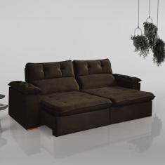 Sofá Retrátil e Reclinável 3 Lugares 250cm Vancouver - Kasacomigo Esto