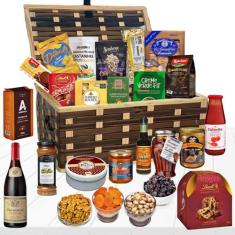 Cesta De Natal Premium BORDEAUX com 25 itens NATAL 2025