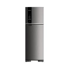 Geladeira Brastemp Frost Free Duplex 400 Litros Cor Inox Com Freeze Control - Brm54jk 110V