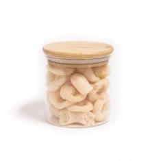 Pote de Vidro de Mantimentos 500ml C/ Tampa de Bambu Oikos, 500ML, NAT