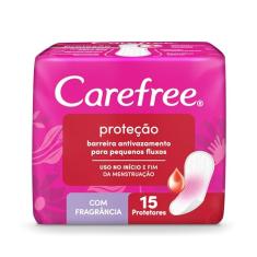 Protetor Diário Proteção com Perfume, Carefree, 15 Unidades