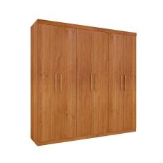 Guarda Roupa Casal Olimpo 6 Portas Cinamomo - Tcil