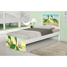 Cama Solteiro Casal Dinossauros
