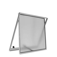 Janela de Alumínio Maxim Ar 60x60cm Hale Esquadrias Brilhante