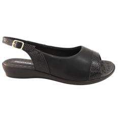 Sandália Feminina Piccadilly Anabela Joanete Conforto Preto 39