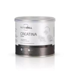 Creatina Monohidratada 100% Pura Nutrawell 180g, Sem Sabor