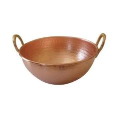 Tacho De Cobre Puro De 2 Litro 20cm Diâmetro - Metal Arte