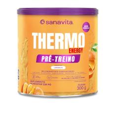Sanavita Termogênico Thermo Energy - Suporte Energético - Sabor Laranja - 300g