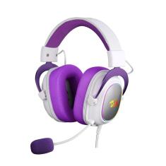 Headset Gamer Redragon Zeus X - Usb - Drivers 53Mm - Roxo
