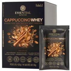 Cappuccino Whey 32g (448g) 14 Unidades Essential Nutrition, Cappuccino