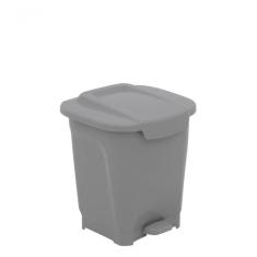 Lixeira Tramontina T-force Cinza 15 L