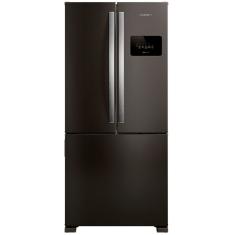 Geladeira Brastemp French Door Frost Free Convencional 559L com Painel Digital BRO85ME Preta 110V