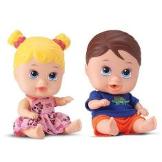 Bonecos Baby Little Dolls Gêmeos Alive - Divertoys