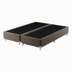 Base Box King 193x203cm Marrom